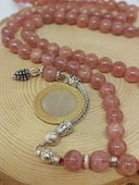 Çilek Kuvars Taşı 99luk Tesbih 8mm (9778) thumbnail 3
