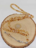 Sitrin Taşı Açık & Koyu Karışık Renk Taşı 99luk Tesbih 8mm (27570) thumbnail 6