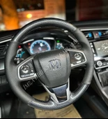 Honda Civic Fc5 Araca Özel Direksiyon Kılıfı (5D KRİSTAL KARBON SOFT NOKTA) thumbnail 3