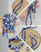 Sodalit Taşı Royal 99luk Tesbih 8mm (15374) thumbnail 1