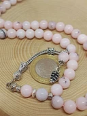 Pembe Siyah Alacalı Opal Taşı 99luk Tesbih 8mm (42110) thumbnail 3