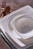 Güral Porselen Bonenjoy 24 Parça 6 Kişilik Bone Yemek Takımı - 4