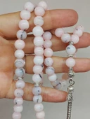 Pembe Siyah Alacalı Opal Taşı 99luk Tesbih 8mm (42110) thumbnail 2