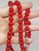 Mercan Taşı 99luk Tesbih 8-9mm (Boyalıdır) (1911) thumbnail 2