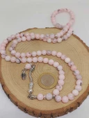 Pembe Siyah Alacalı Opal Taşı 99luk Tesbih 8mm (42110) thumbnail 6