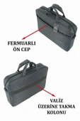 Case Club 2129 17 inç Slim Omuz Ve El Çantası -Büyük Boy Omuz Askılı Hafif - 1