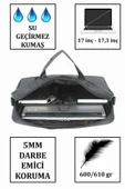 Case Club Laptop El Omuz Çantası 17'inç Darbe Emici Koruma Su Geçirmez Kumaş case club 2129 - 4
