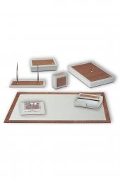 Tabac Sümen Takımı Deri Ve Örgü Woven 740 - 2