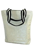 Victoria's Secret Vs Official Fashion Show Glamour Glitter Gold Tote With Heart Logo - 2