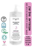 BYPHASSE Dermo Micellar Topiphasse Atopik , Hassas ve Çok Kuru Ciltler İçin Misel Duş Jeli 1000ml - 1
