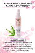BYPHASSE Makyaj Sabitleyici Sprey Aloe Vera ve Gül Suyu Özlü 150ml - 3