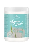 Kallos Cosmetics Vegan Soul 1000ml Ince Telli Saçlara Bambu Özlü Ve Hindistan Cevizi Yağlı Hacim Veren Saç Maskesi - 1