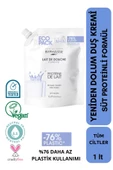 BYPHASSE Caresse Süt Proteinli Kremli Duş Jeli Ekonomik Yeniden Dolum Paketi 1000ml - 1