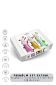 OHLALA Raspberry, Cinnamon & Fresh Mint Premium Set 3 x 75 ml Diş Macunu - 2