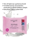 BYPHASSE Süt Proteinli Makyaj Temizleme Mendili Tüm Ciltler 20 adet - 3