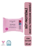 BYPHASSE Süt Proteinli Makyaj Temizleme Mendili Tüm Ciltler 20 adet - 1