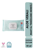 BYPHASSE Aloe Veralı Makyaj Temizleme Mendili Hassas Ciltler 40 adet - 1