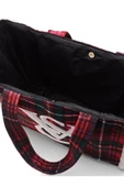 Victoria's Secret Kenarları Polarlı Ekoseli Tote Çanta - 3