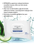 BYPHASSE Waterproof Makyaj Temizleme Mendili Hassas Ciltler 25 adet - 2