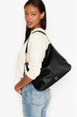 Victoria's Secret Kadın Siyah Hobo Çanta - 4