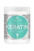 Kallos Cosmetics Keratinli Ve Süt Proteinli Keratin 1000ml Saç Maskesi Kuru, Hasarlı, Kimyasal Işlem Görmüş Saçlar - 1