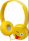 Powermaster KT-3156 3.5mm Jacklı Kulaküstü Kablolu Emoji Kulaklık - 1