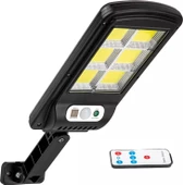 Powermaster W756-6 Hareket Sensörlü 3 Modlu Uzaktan Kumandalı 6 Cob Ledli Solar Lamba - 1
