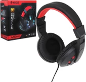 Magıcvoıce A-65 Misde 3.5mm Aux Girişli Rgb Işıklı Kulaküstü Mikrofonlu Oyuncu Kulaklık - 1