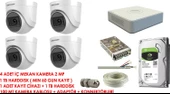 Hikvision 4'lü Set 2 Mp Hd Kamera Sistemi - 1
