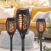 Powermaster Pm-15940 12 Ledli Ip65 Alevli Solar Bahçe Aydınlatma Kutulu 2li Paket - 2