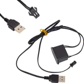 Powermaster PM-6084 Neon Oranj 5 Metre Ip Aydınlatma 5 V USB Adaptörlü - 2