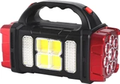 POWERMASTER HB-1678 SOLARLI USB ÇIKIŞLI ŞARJ EDİLEBİLİR 38 WATT KAMP FENERİ - 1
