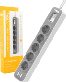 Vea VE-NOVA105 A Class 5'li Anahtarlı 1.5 Metre Akım Korumalı Grup Priz (Made In Malaysıa) - 4