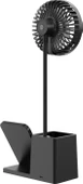 Morlimon S-Link SL-M9055 Typec 10W Kablosuz Şarj Cihazı Fanlı Kalemlikli Masa Lambası - 3