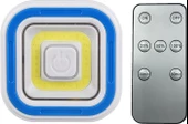 Powermaster PM-6937 Cob Ledli Pilli Uzaktan Kumandalı Tekli Lamba - 1