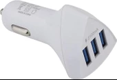 Powermaster PM-2417 4.2 Amper 3lü USB Çakmaklık Hızlı Araç Şarj Cihazı - 1