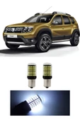 DUSTER 2012-2018 Uyumlu GERİ VİTES AMPULÜ 144 LEDLİ BEYAZ P21W 93 TİP TEK DUY DÜZ TIRNAK 2 ADET - 1