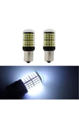 DUSTER 2012-2018 Uyumlu GERİ VİTES AMPULÜ 144 LEDLİ BEYAZ P21W 93 TİP TEK DUY DÜZ TIRNAK 2 ADET - 2