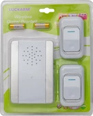 Powermaster 15661 Kablosuz Kapı Zili Çift Kumandalı Tek Alıcılı 25 Melodili 150 M Menzilli BJ-9644 - 1