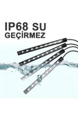 ARAÇ İÇİ KUMANDALI PARTİ IŞIĞI AYAK ALTI AYDINLATMA 12 LED AUTO ÇAKMAKLIK GİRİŞLİ RGB SESE DUYARLI - 2