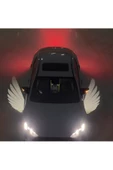 ARAÇ AYNA ALTI MELEK KANAT LED IŞIK OTO MELEK KANADI GÜNDÜZ FARI ANGEL WINGS 2 ADET BEYAZ - 2