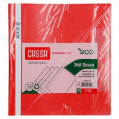 Cassa Telli Dosya Ekonomik 50'Li Paket (7730) Renk - Kirmizi - 1
