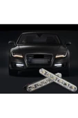 GÜNDÜZ FAR LEDİ GÜNDÜZ FARI DRL 6 LED LAMBA SU GEÇİRMEZ 18W 2 ADET MOTOSİKLET-OFFROAD-SUV-SEDAN-HB - 1