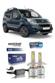 FİAT FİORİNO 2008-2017 ARACA ÖZEL H4 LED XENON SENTİNEL PREMİUM 15BİN LÜMEN - 1