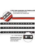 ARAÇ İÇİ KUMANDALI PARTİ IŞIĞI AYAK ALTI AYDINLATMA 12 LED AUTO ÇAKMAKLIK GİRİŞLİ RGB SESE DUYARLI - 5