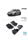 VOLKSWAGEN VW GOLF 8 2020- ARACA ÖZEL 7D HAVUZLU PASPAS TAKIMI 5CM DERİNLİK KOKUSUZ YANLARI KAPLAR - 1