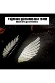 ARAÇ AYNA ALTI MELEK KANAT LED IŞIK OTO MELEK KANADI GÜNDÜZ FARI ANGEL WINGS 2 ADET BEYAZ - 6
