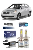 HYUNDAİ ACCENT ERA ARACA ÖZEL H4 LED XENON SENTİNEL PREMİUM 15BİN LÜMEN - 1