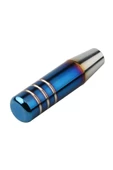 BRİDE YANMIŞ MAVİ STİL MANUEL VİTES TOPUZU HER ARACA UYUMLU 13 CM ALÜMİNYUM SPORT UNİVERSAL - 8