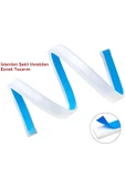 FAR ÜSTÜ-FAR İÇİ-FAR ALTI AÇILIŞ ANİMASYONLU KAYAR SİNYALLİ LED TURUNCU+GÜNDÜZ LED BEYAZ 2 ADET 60CM - 7